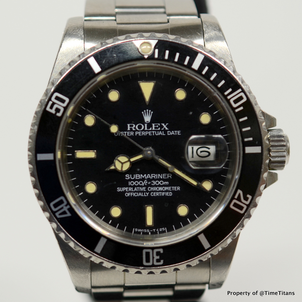 Rolex Submariner 16800 8 4 Million Unpolished